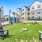 a game yard with lawn seating